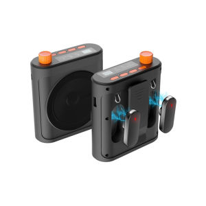 (HD1)M29USB。  M29 Penguat Suara Tanpa Wayar dengan Mikrofon Klip Sokongan Bluetooth USB untuk Pengajaran Temubual