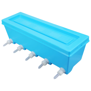 Plastic Nursing Bottle For Farm Animals 5 Feeding Nipples Hanging System Piglets Calves Milk Dispenser