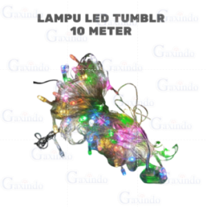 LAMPU LED TUMBLR 10M L003 LAMPU HIAS DEKORASI RUANGAN KAMAR RUMAH WARNA WARNI