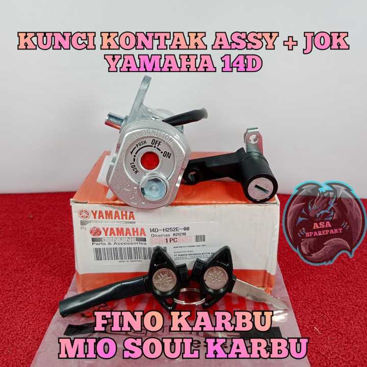 Kunci Kontak Satu Set Jok Kualitas Asli Original Yamaha Ygp D Mio Soul Karbu Fino Karbu