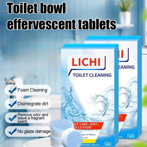 Toilet Cleaning Effervescent Tablets/Decontamination Remover/Urine Scale Urine Alkaline Toilet Sewer Deodorant/Dirt Cleaner