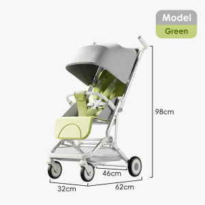 COCOBB Portable folding baby stroller Convenient for travel with sunshade Equipped with seat belts