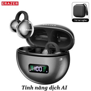 Lenovo ERAZER XF55 AI tai nghe dịch thuật V6.0 Tai nghe Bluetooth ENC Giảm tiếng ồn tai nghe không dây Chống nước IPX4 Tai nghe thể thao