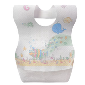 [Mycupatea] 10pcs in 1 pack /1pcs Disposable Waterproof Baby Bibs Disposable baby saliva towel disposable waterproof absorbent bib| Tuala air liur baby pakai buang bib penyerap kalis air pakai buang一次性宝宝口水巾免洗防水吸水兜围嘴
