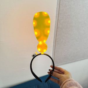ALLLUCK Arrow Shape Arrow Light Headband with LED Light Up LED Headband Lightweight Funny Party Headwear  Year Party