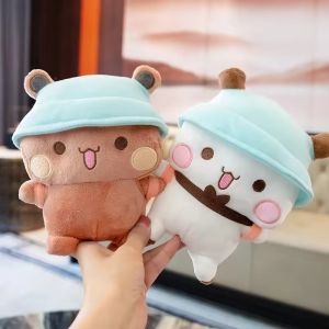 20cm Cute Yier Bubu and Dudu Plushies Lovely Panda Bear Doll Stuffed Animal Kawaii Girl Birthday Gifts