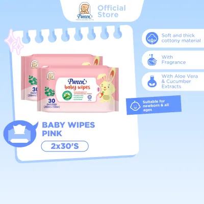 Pureen Baby Wipes (2 x 30S)