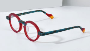 HEPIDEM แว่นสายตาสั้นแบรนด์ที่ออกแบบโดยดีไซเนอร์ทรงกลมผู้หญิง HEPIDEM กรอบแว่นตาแอซิเตตผู้ชายทำด้วยมือขนาดใหญ่ทำด้วยมือสไตล์ญี่ปุ่น9233แว่นสายตา