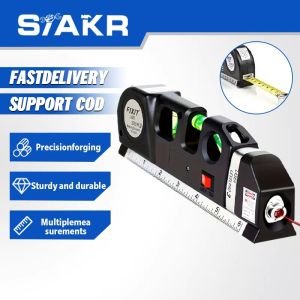Multifunctional Laser Leveler with Tape Ruler