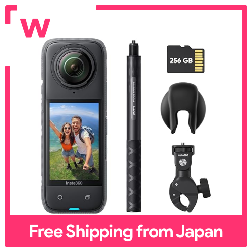 Insta360 X4-8K waterproof 360-degree action camera, wearable camera, 4K  wide-angle camcorder, invisible selfie stick effect, removable lens guard, 