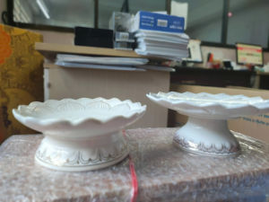 Dĩa Thờ Cúng Sứ Bạch Ngọc Hoa Sen