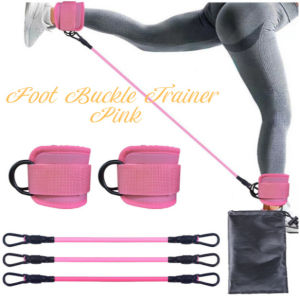 Full Set Ankle Strap Resistance Bands Multi Level Elastic Fitness Tubes for Glute & Leg Training Set Lengkap Jalur Rintangan Gelang Kaki Tali Elastik Pelbagai Tahap untuk Latihan Bokong & Paha