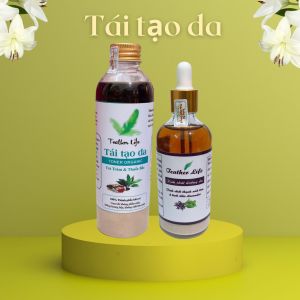 Combo tái tạo da Feather life Loại Bỏ mụn Các Vết Thâm Nám Tàn Nhang khít lỗ chân lông cân bằng lượng dầu trên da ngăn ngừa phát triển mụn mới tái tạo da.