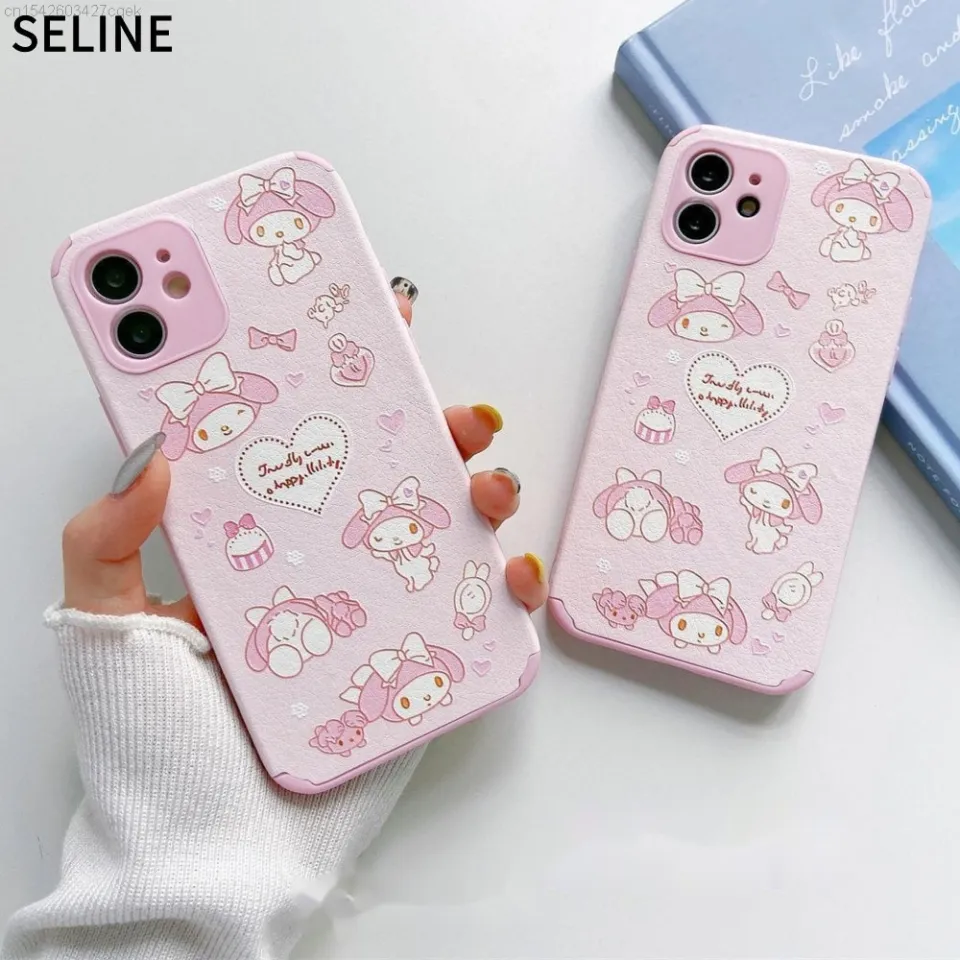 Sanrio Y2k Girl Pink Heart Cute My Melody Mobile Phone Case For