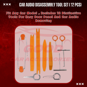 4PCS or 12PCS Plastic Car Radio Door Clip Panel Trim Dash Audio Removal Pry Tool Set