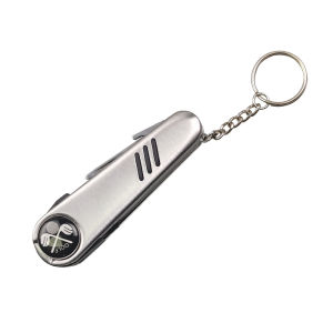 Multifunctional Golf Stainless steel keychain Six-in-one golf course accessories