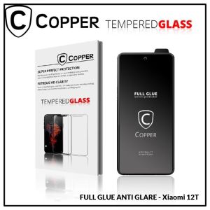 Xiaomi 12T - COPPER Tempered Glass Full Glue ANTI GLARE - MATTE Anti Gores Layar