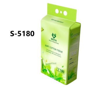 Soft Cotton Tissue Pull-Down 180 sheets Shuta < S-5180 > Large Serve ( Luckystar.shop.ph )
