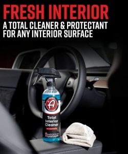 Adam’s Total Interior Cleaner & Protectant (500ml Repack/473ml Original)- For Leather Vinyl Plastics Glass & More. Ceramic Infused UV Protection Anti-Static OEM Finish
