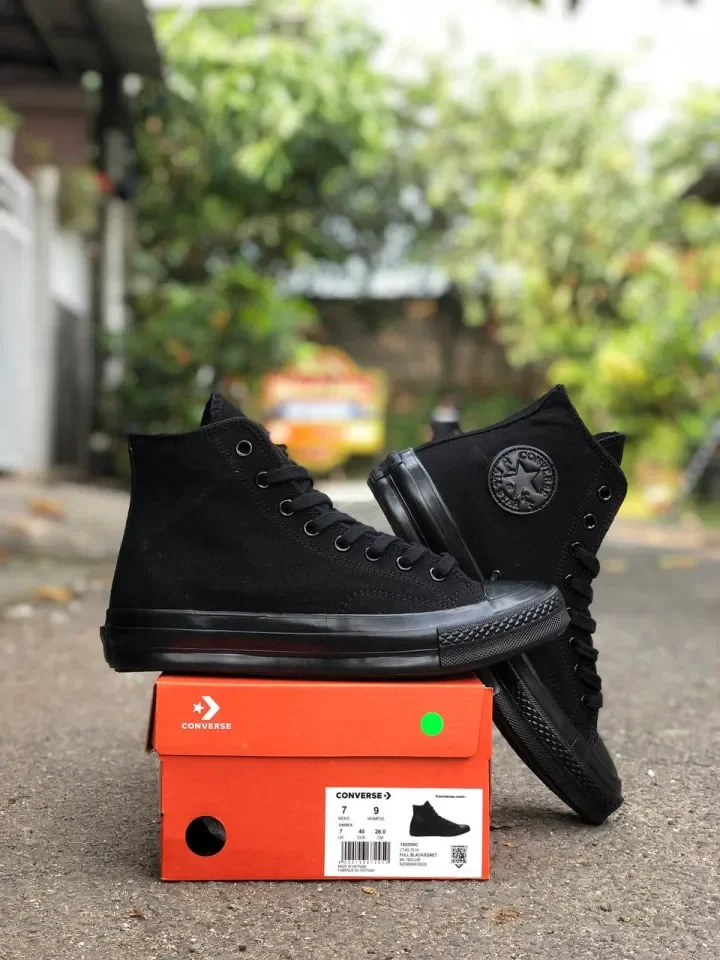 Converse 70s deals full black