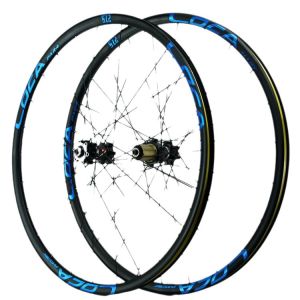 Mountain bike quick-release wheelset 26/27.5/ 29inch straight-pull 4-bearing disc brake wheel six-spoke 11/12 speed-HB09/PA24 quick-release