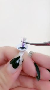[READY STOCK] Home Self-Grafting Eyelash Extension - Eyelash Only (BLUE & PURPLE EYELASH)
