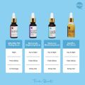 PIPIQIU Serum Gold Plus Vit C Hyaluronic Niacinamide AHA BHA PHA Peeling. 