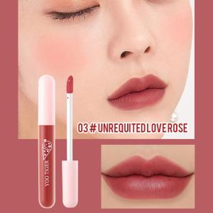 6 Warna Lip Glaze Matte Lipstick Silky Anti Air Lipstick Velvet Lip Gloss Waterproof And Long Lasting Silk Glaze Lip Glaze LIPSTIK Liptint Lip Matte
