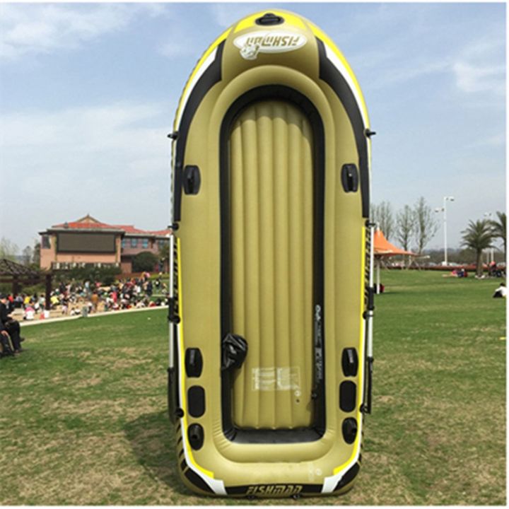 Double inflatable boat rubber dinghy padded rubber kayak | Lazada PH