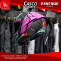 MT REVENGE 2 G BRUSH FULL FACE SINGLE VISOR MOTORCYCLE HELMET (with extra lens). 