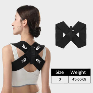 Adjustable Back Supporter Posture Corrector Back Brace Posture Corrector Corrective Harness Brace Support Belt Humpback Correction Strap Strong Support Lumbar Spine Back Support Back Support Belt Correct Back Support Strap Hunchback Corrector Brace