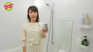 Scotch-Brite ฟองน้ำสำหรับกาแฟฝัก 3ใบระดับ 10,000 ชั่วโมง, สามารถใช้บนกระจก, คราบสบู่, และราวแขวน