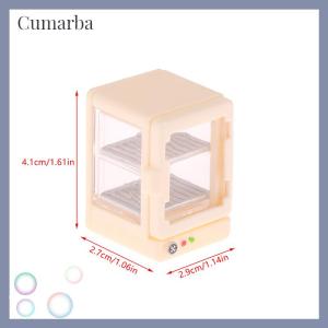 [Cumarba] ตู้โชว์ขนมปังขนมหวาน1 12บ้านตุ๊กตาเฟอร์นิเจอร์ครัวขนาดเล็กอุปกรณ์ตกแต่งบ้านตุ๊กตา