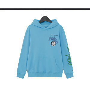 chrome Hearts  New Sanskrit Matty boy Graffiti Light Blue Sweater Guangzhou