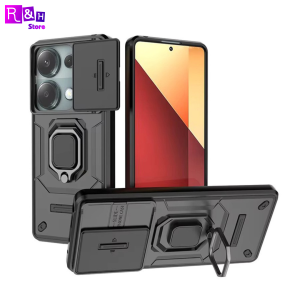 Case Xiaomi POCO M6 Pro 4G Camshield Hardcase Ring Slide Camera Anti Slip TPU+PC
