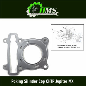 Paking Silinder Cop CHTP Jupiter MX - Gasket Packing Peking Cylinder Silinder Block Head Kop Atas