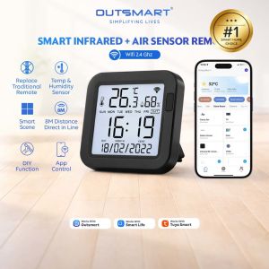 Outsmart Wifi Smart Infrared IR with Temperature and Humidity Sensor 3-In-1 Infrared All In One