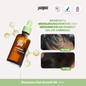 LashBoss Rosemary Hair Growth Oil  Minyak Penumbuh Rambut Hair Essence dan Anti Rontok XX386