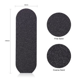 10pcs 13.5x4.5cm Foot Rasp Sandpaper Dead Skin Remover Self -adhesive Foot File Replacement Pads