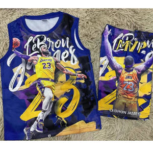 Lakers23 kids jersey terno 2-7yrs old