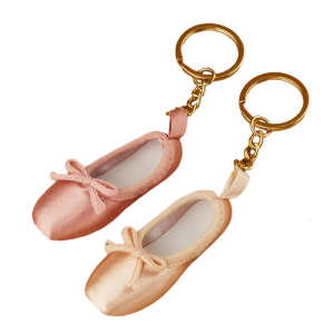 Ballet Pointe Shoe Key Ring Versatile Bag Decoration Elegant Mobile Phone Dangle Handmade Lightweight Charm for Keys