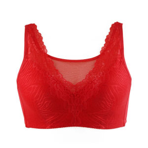 la6026 Soft and Comfortable Bra for Mastectomy 75-100BC CUP with Pockets for Silicone Breasts for Breast Cancer Women