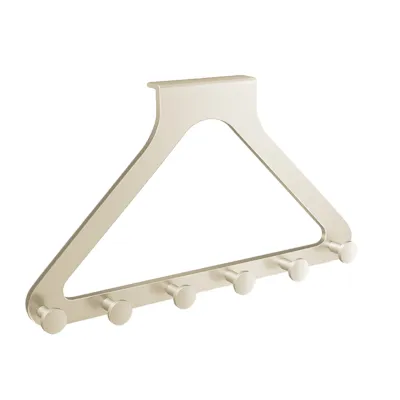 Heavy Duty Coat Rack No Drill Door Hook Punch-free Over-the-door Door Hanger Rack – Heavy Duty No-drill Easy Installation Storage Organizer for Home Rv Bathroom Kitchen – Space-saving Hanging Rack