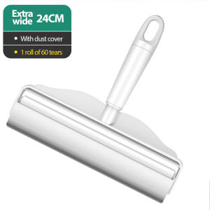 Roller Sticking Device Retractable Dust Remover Extra Sticky Pet Sticky Hair Remover Tearable Duster Remover Lints Catcher Multifunctional Retractable Roller Sticky Mop Lint Roller For Cleaning Furniture Carpet Floor Curtains And Pet Hair