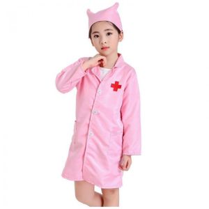 Baju Jas Dokter Set Topi PREMIUM Anak Baju Profesi Anak Dewasa Perawat suster Nurse Doctor Babymaniashop