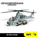 [Hoàn tiền 10%]Đồ chơi Lắp ráp Máy bay trực Thăng AH-1Z, Jie Star 61028 Helicopter Viper, Xếp hình thông minh, Mô hình máy bay [597 Mảnh ghép]. 