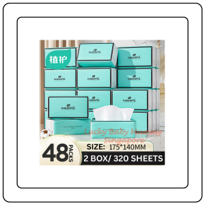 【JJ HOME】【24 Packs/box】Botare Luxury Air-Cushion Drawing Tissue | 4-Ply Ultra Soft