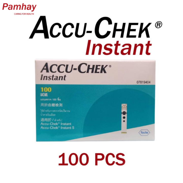 (Exp July, 2025) Accu Chek Instant Test Strip 50's / 100's Lazada