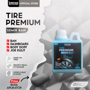Konsentrat Semir Luxury Black Semir Ban  Premium Pengkilap Ban Dashboard Jok & Body Doff Mobil Premium Tahan Lama Anti Debu Ukuran 500ml FASTER PROTECT
