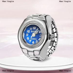 [COD] Man YingLie Vintage Rings Punk Quartz Watch Rings for Couple Women Man Hip Hop Cool Elastic Stretchy Watch Finger Rings Individuality Hip-hop Accessories
